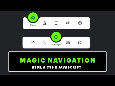 Magic Navigation Menu Indicator With Html Css Javascript Fast Tutorial