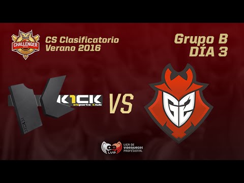K1CK ESPORTS CLUB vs G2 VODAFONE - Clasificatorio Challenger Series - Grupo B Día 3