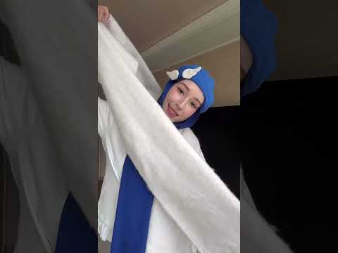 The viral Bow winter scarf🎀🧣 #كوريا_الجنوبية #hijabiinkorea #fashionhacks #winterfashion #winter