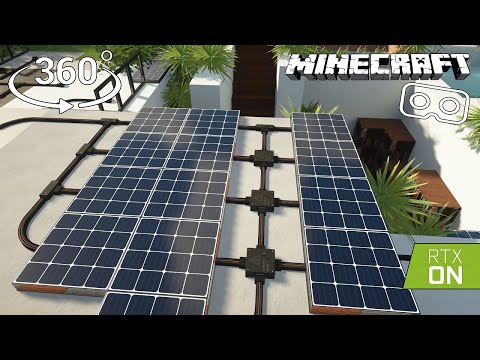 VR Planet - Minecraft - Minecraft RTX in 360° [VR] -  8K 60FPS VIDEO