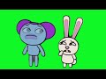 Pibby Bun Bun Running Screen Green