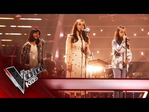 Lydia, Aadya and Rae Perform 'Somewhere Only We Know' | The Battles | The Voice Kids UK 2020