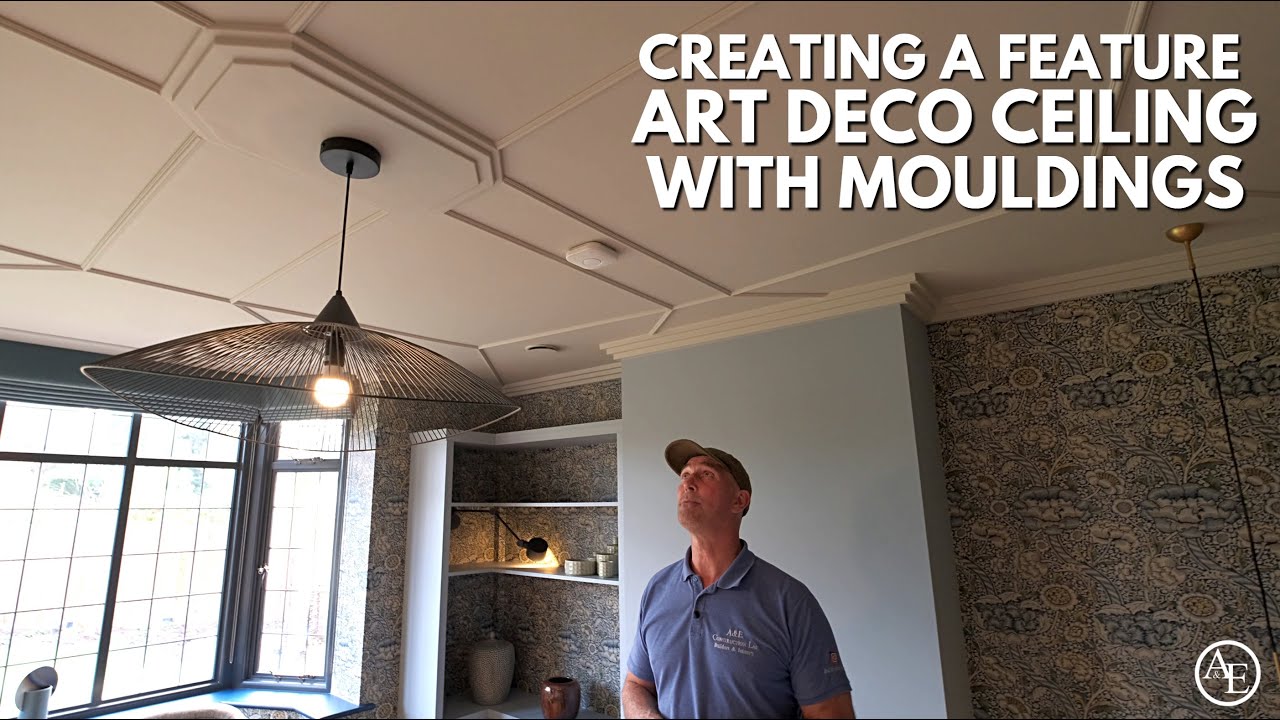 Creating a Feature Art Deco Ceiling with Moldings