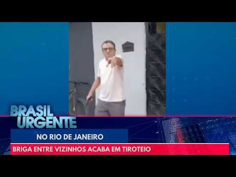 Briga entre vizinhos acaba em tiroteio | Brasil Urgente COM JOEL DATENA - 26/01/2026