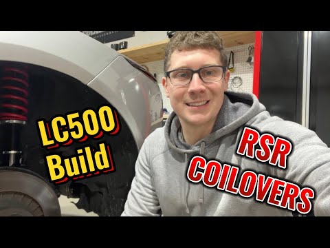 LC500 Installing RSR Active Coilovers