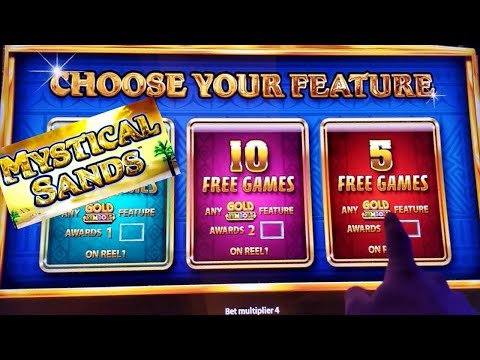 Mystical Sands Slot Machine Bonus Won | FIRST ATTEMPT | Live Slot Play