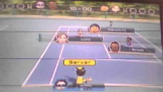 Nintendo Wii....Wii Sports,Tennis......Blue playing Field!!!