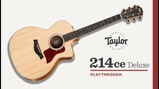 Taylor Guitars 214ce DLX | Playthrough Demo