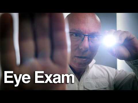 ASMR Role Play Dr Dmitri Check Up with Eye Examination