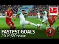 Top 5 Fastest Goals 2019/20 So Far