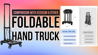 KEDSUM vs Other Folding Hand Truck | Best Foldable Dolly Cart Comparison!