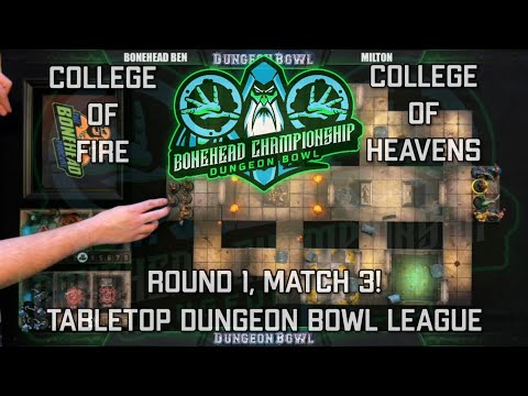 Fire vs Heavens - Bonehead Dungeon Bowl Championship - Game 3! (Tabletop Dungeon Bowl)