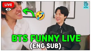 Download lagu [ENG SUB] BTS OT7 V LIVE TODAY😂 🔴3.5.2026 Jin, Suga, J-Hope, RM, Jimin,BTS  V, Jungkook mp3