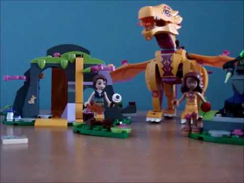 Lego Elves Fire Dragon Lava Cave set 41175