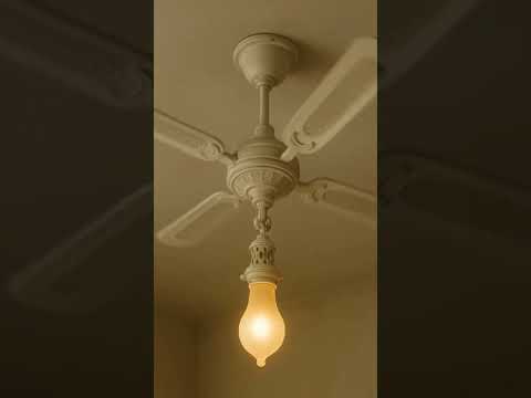 ceiling fan spinning. #youtubeshorts #fan #wobling #fyp #ceilingfan