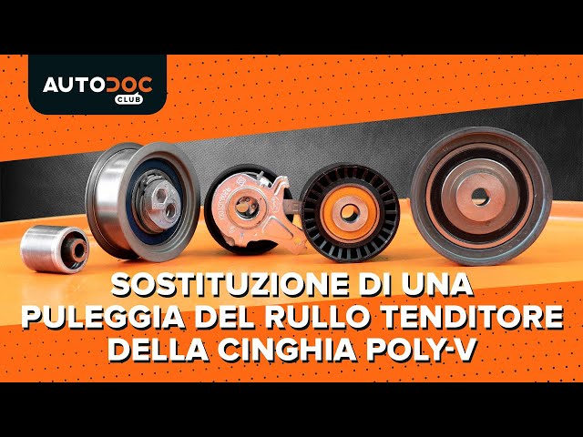 Guarda una guida video su come cambiare FIAT TORO Rullo tenditore cinghia poly-v