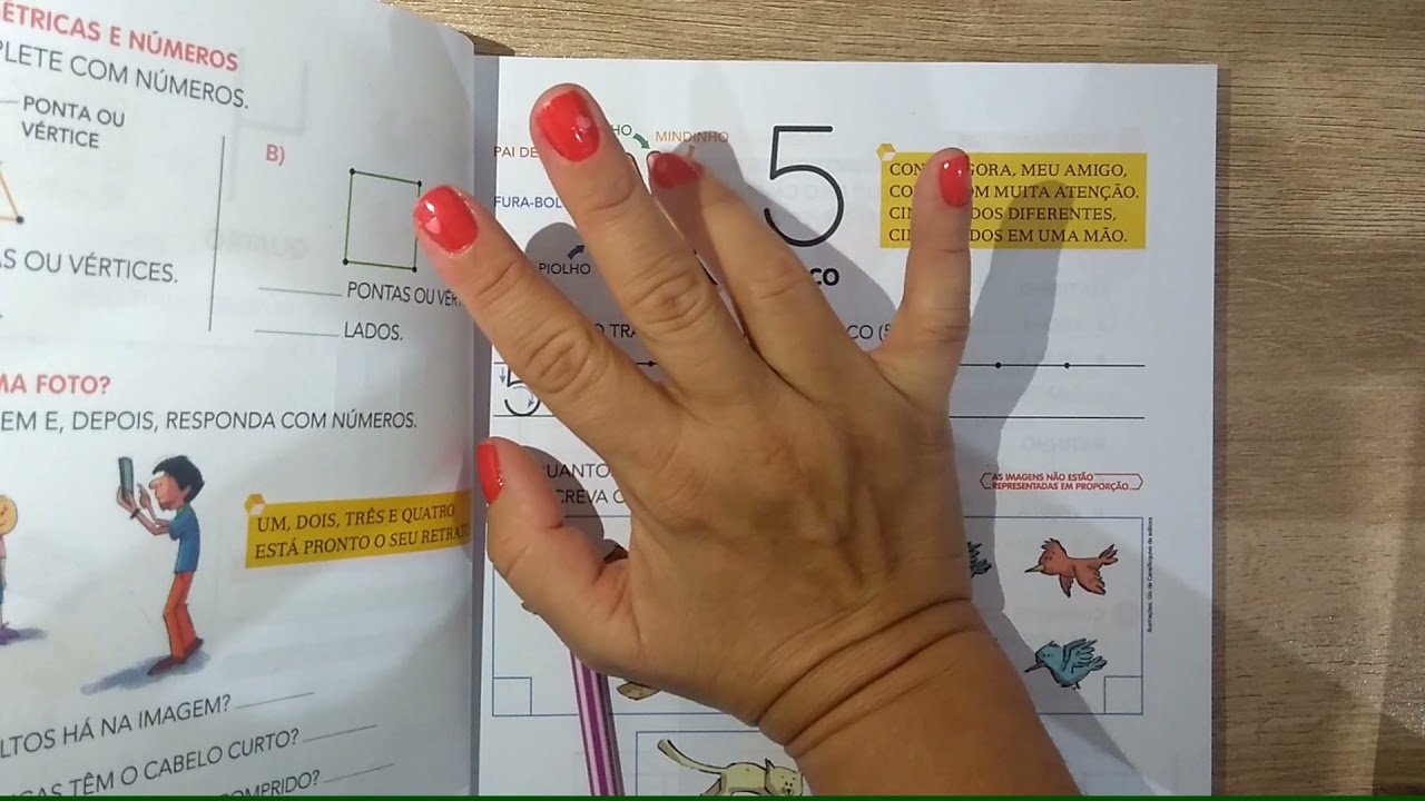 Livro Ápis Matemática - 1º ano - páginas 39 a 43.