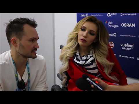 Eurovision 2018 - Interview with Julia Samoylova (Russia)