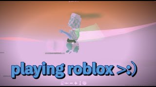 playing roblox 🐓