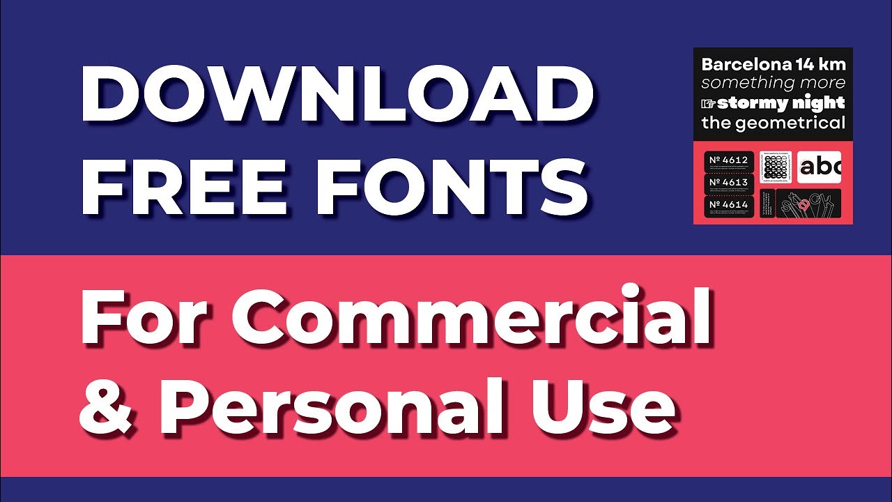 How to DOWNLOAD FREE FONTS for Commercial use #freefonts #typography #graphicdesign