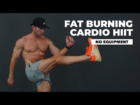 20 Min Fat Burning HIIT Workout - Full body Cardio, No Equipment