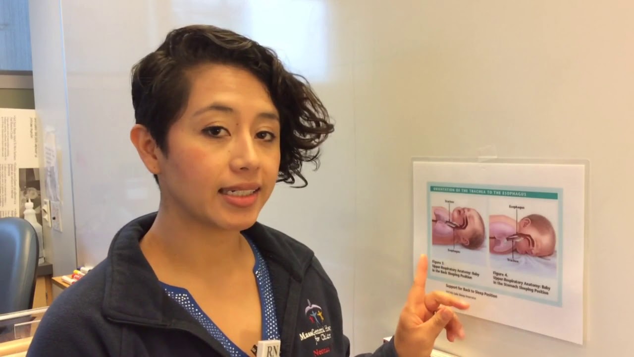 What to do if your baby spits up while sleeping on their back