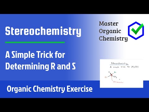 Stereochemistry - A Simple Trick for Determining R and S