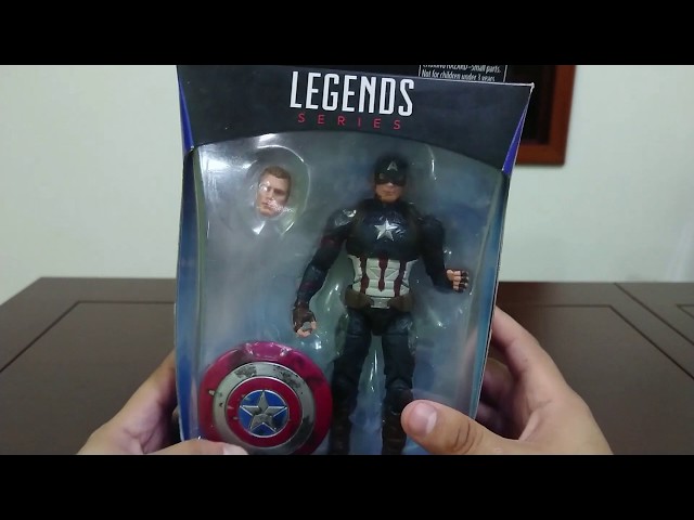 Vídeo relacionado con Marvel Legends Series - Capitán América, Avengers: Endgame Figura de acción Coleccionable de 15 cm
