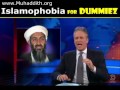 Libya Muammar Gaddafi, Islamophobia 4 Dummies, Jon Stewart Daily Show Colbert