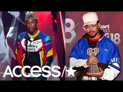 Pharrell & Chance The Rapper Honor Each Other With Heartfelt Speeches At iHeartRadio Music Awards