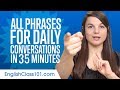 All Phrases You Need For Daily Conversations In English
