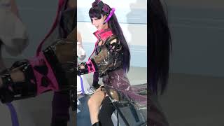 東京ゲームショウ2024 アッシュエコーズブース 雲無月役 ayaco コスプレコンパニオン4K