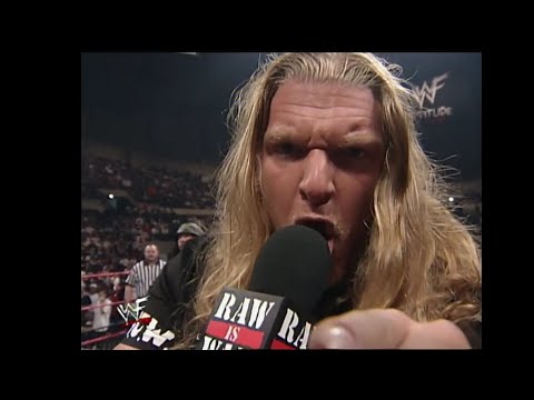 58 Triple H issues an Open Challenge - RAW 27 April 1998