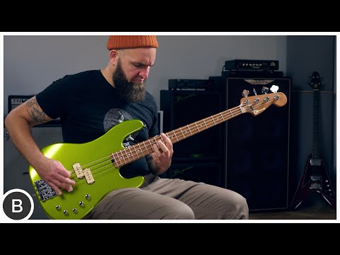 Charvel Pro-Mod San Dimas Bass PJ IV - Lime Green Metallic image 9