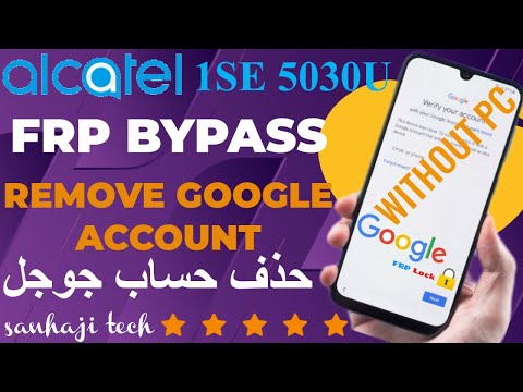 Alcatel 1SE 5030U FRP Google Lock Bypass Without PC Andriod 10 Latest Security 2022