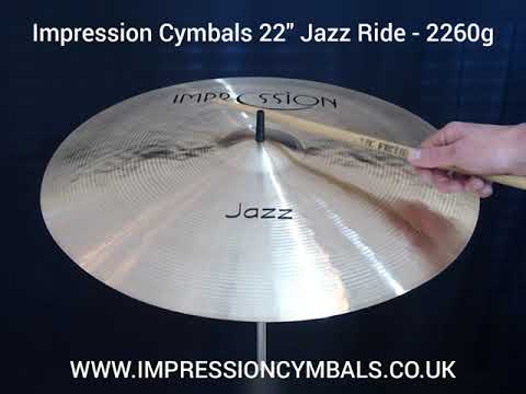 Impression Cymbals 22" Jazz Ride - 2260g