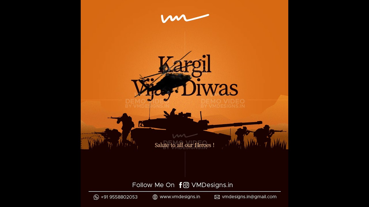 Kargil Vijay Diwas Animation Video V3 Demo