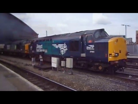 DRS Class 37's no's: 37069-37605 @ Bristol Temple Meads {6M63} 28/04/2016.