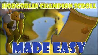 Quick Guide to Getting the Hobgoblin Champion Scroll in OSRS