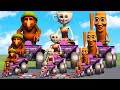 Big Small Tung Tung Sahur Vs Brr Brr Patapim Vs Ballerina Cappuccina On Quad Bike BeamNG Drive
