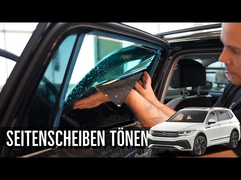 Scheibentönung lernen 🔥 VW Tiguan Scheiben folieren
