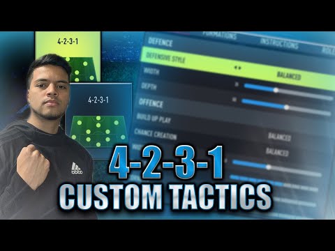4-2-3-1 The PERFECT FORMATION?! FIFA 22 Custom Tactics & Instructions
