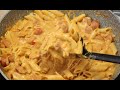 MACARRÃO CREMOSO COM SALSICHA COMO VOCÊ NUNCA VIU