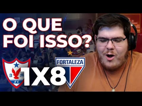 CASIMIRO REAGE  GOLEADA DO FORTALEZA NA COPA DO BRASIL   8x1 NO AGREGADO #casimiro #fortaleza #case