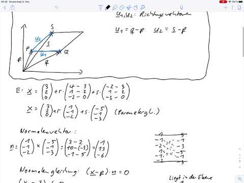 Exercise Sheet 5.2 – Analytical Geometry – Plane Equation in Parametric Form and Hessian Normal F...