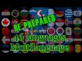 Be Prepare 46 Languages Multilanguage
