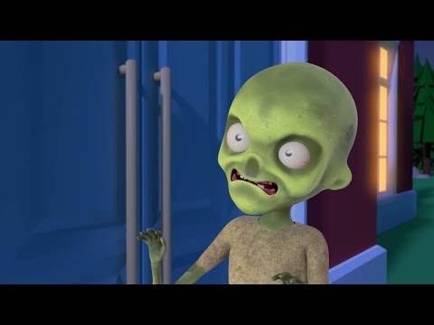 El Zombie Detrás de la Puerta Canción y más Dibujos Animados Infantiles | CocoBerry - Español