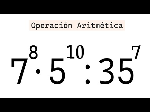 ARITMÉTICA BÁSICA: Producto y División de Potencias