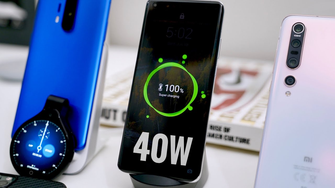 Huawei P40 Pro Plus 40W Wireless Charger Test and Review