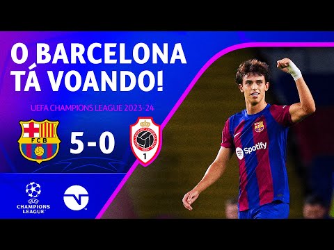 Gols e lances de Barcelona x Antwerp